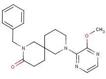 2-benzyl-8-(3-methoxy-2-pyrazinyl)-2,8-diazaspiro[5.5]undecan-3-one
