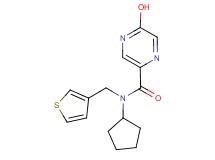 N-cyclopentyl-5-hydroxy-N-(3-thienylmethyl)-2-pyrazinecarboxamide trifluoroacetate (salt)