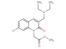 methyl [7-chloro-3-[(diethylamino)methyl]-2-oxo-1(2H)-quinolinyl]acetate