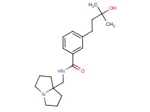 3-(3-hydroxy-3-methylbutyl)-N-(tetrahydro-1H-pyrrolizin-7a(5H)-ylmethyl)benzamide