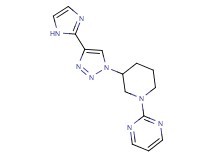 2-{3-[4-(1H-imidazol-2-yl)-1H-1,2,3-triazol-1-yl]piperidin-1-yl}pyrimidine