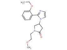 4-[2-(2-ethoxyphenyl)-1H-imidazol-1-yl]-1-(2-methoxyethyl)pyrrolidin-2-one