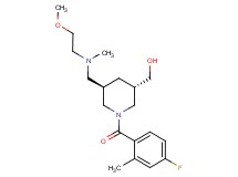 ((3S*,5R*)-1-(4-fluoro-2-methylbenzoyl)-5-{[(2-methoxyethyl)(methyl)amino]methyl}-3-piperidinyl)methanol