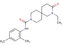 N-(2,4-dimethylphenyl)-2-ethyl-3-oxo-2,9-diazaspiro[5.5]undecane-9-carboxamide