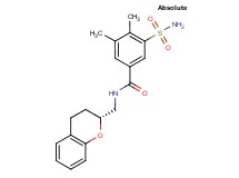 3-(aminosulfonyl)-N-[(2R)-3,4-dihydro-2H-chromen-2-ylmethyl]-4,5-dimethylbenzamide