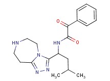N-[3-methyl-1-(6,7,8,9-tetrahydro-5H-[1,2,4]triazolo[4,3-d][1,4]diazepin-3-yl)butyl]-2-oxo-2-phenylacetamide