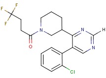 5-(2-chlorophenyl)-4-[1-(4,4,4-trifluorobutanoyl)-3-piperidinyl]pyrimidine