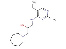 1-azepan-1-yl-3-[(5-ethyl-2-methylpyrimidin-4-yl)amino]propan-2-ol