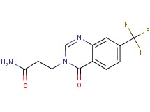 3-[4-oxo-7-(trifluoromethyl)quinazolin-3(4H)-yl]propanamide