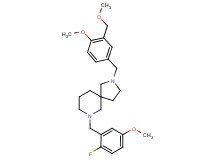 7-(2-fluoro-5-methoxybenzyl)-2-[4-methoxy-3-(methoxymethyl)benzyl]-2,7-diazaspiro[4.5]decane
