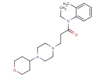 N-ethyl-N-(2-methylphenyl)-3-[4-(tetrahydro-2H-pyran-4-yl)piperazin-1-yl]propanamide