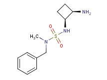 N'-[(1S*,2R*)-2-aminocyclobutyl]-N-benzyl-N-methylsulfamide