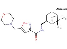 N-{[(1R,2S,5R)-6,6-dimethylbicyclo[3.1.1]hept-2-yl]methyl}-5-(morpholin-4-ylmethyl)isoxazole-3-carboxamide