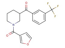 [1-(3-furoyl)-3-piperidinyl][3-(trifluoromethyl)phenyl]methanone