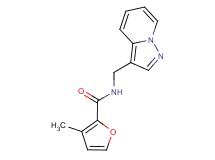 3-methyl-N-(pyrazolo[1,5-a]pyridin-3-ylmethyl)-2-furamide