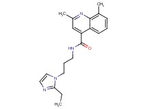 N-[3-(2-ethyl-1H-imidazol-1-yl)propyl]-2,8-dimethyl-4-quinolinecarboxamide