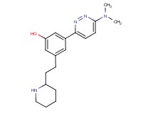 3-[6-(dimethylamino)pyridazin-3-yl]-5-(2-piperidin-2-ylethyl)phenol