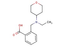 2-{[ethyl(tetrahydro-2H-pyran-4-yl)amino]methyl}benzoic acid