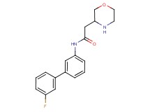 N-(3'-fluoro-3-biphenylyl)-2-(3-morpholinyl)acetamide