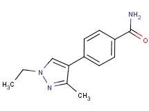 4-(1-ethyl-3-methyl-1H-pyrazol-4-yl)benzamide