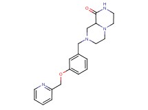 8-[3-(pyridin-2-ylmethoxy)benzyl]hexahydro-2H-pyrazino[1,2-a]pyrazin-1(6H)-one