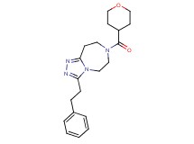 3-(2-phenylethyl)-7-(tetrahydro-2H-pyran-4-ylcarbonyl)-6,7,8,9-tetrahydro-5H-[1,2,4]triazolo[4,3-d][1,4]diazepine