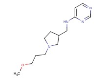 N-{[1-(3-methoxypropyl)pyrrolidin-3-yl]methyl}pyrimidin-4-amine