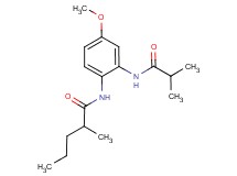 N-[2-(isobutyrylamino)-4-methoxyphenyl]-2-methylpentanamide