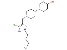 1'-[(2-butyl-5-chloro-1H-imidazol-4-yl)methyl]-1,4'-bipiperidin-4-ol