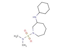 3-(cyclohexylamino)-N,N-dimethylazepane-1-sulfonamide