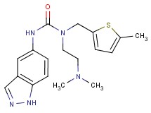 N-[2-(dimethylamino)ethyl]-N'-1H-indazol-5-yl-N-[(5-methyl-2-thienyl)methyl]urea