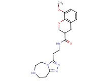 8-methoxy-N-[2-(6,7,8,9-tetrahydro-5H-[1,2,4]triazolo[4,3-d][1,4]diazepin-3-yl)ethyl]chromane-3-carboxamide