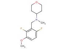 (2,6-difluoro-3-methoxybenzyl)methyl(tetrahydro-2H-pyran-4-yl)amine