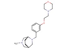 (1S*,5R*)-3-methyl-6-[3-(2-morpholin-4-ylethoxy)benzyl]-3,6-diazabicyclo[3.2.2]nonane