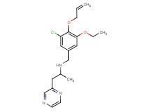 N-[4-(allyloxy)-3-chloro-5-ethoxybenzyl]-1-pyrazin-2-ylpropan-2-amine