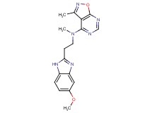 N-[2-(5-methoxy-1H-benzimidazol-2-yl)ethyl]-N,3-dimethylisoxazolo[5,4-d]pyrimidin-4-amine