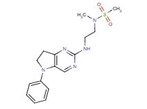 N-methyl-N-{2-[(5-phenyl-6,7-dihydro-5H-pyrrolo[3,2-d]pyrimidin-2-yl)amino]ethyl}methanesulfonamide