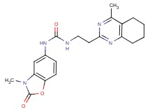 N-(3-methyl-2-oxo-2,3-dihydro-1,3-benzoxazol-5-yl)-N'-[2-(4-methyl-5,6,7,8-tetrahydroquinazolin-2-yl)ethyl]urea