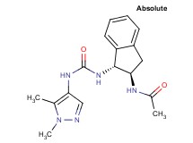 N-[(1R,2R)-1-({[(1,5-dimethyl-1H-pyrazol-4-yl)amino]carbonyl}amino)-2,3-dihydro-1H-inden-2-yl]acetamide