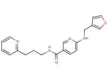6-[(3-furylmethyl)amino]-N-(3-pyridin-2-ylpropyl)nicotinamide