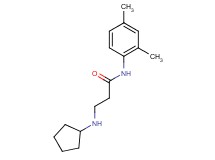 3-(cyclopentylamino)-N-(2,4-dimethylphenyl)propanamide