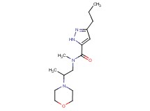 N-methyl-N-[2-(4-morpholinyl)propyl]-3-propyl-1H-pyrazole-5-carboxamide