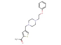 1-(4-{[4-(2-phenoxyethyl)piperazin-1-yl]methyl}-2-thienyl)ethanone