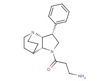 {3-oxo-3-[rel-(2R,3R,6R)-3-phenyl-1,5-diazatricyclo[5.2.2.0~2,6~]undec-5-yl]propyl}amine dihydrochloride