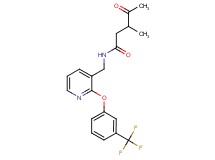 3-methyl-4-oxo-N-({2-[3-(trifluoromethyl)phenoxy]pyridin-3-yl}methyl)pentanamide