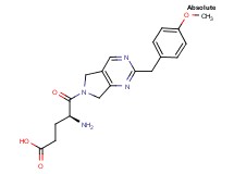 (4S)-4-amino-5-[2-(4-methoxybenzyl)-5,7-dihydro-6H-pyrrolo[3,4-d]pyrimidin-6-yl]-5-oxopentanoic acid