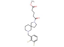 methyl 5-[7-(2,3-difluorobenzyl)-2,7-diazaspiro[4.5]dec-2-yl]-5-oxopentanoate