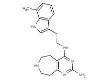 N~4~-[2-(7-methyl-1H-indol-3-yl)ethyl]-6,7,8,9-tetrahydro-5H-pyrimido[4,5-d]azepine-2,4-diamine dihydrochloride