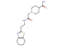 1-(2-oxo-2-{[2-(4,5,6,7-tetrahydro-1,3-benzothiazol-2-yl)ethyl]amino}ethyl)-4-piperidinecarboxamide