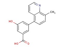 3-hydroxy-5-(8-methylquinolin-5-yl)benzoic acid